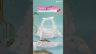 【結婚式準備 手作り⑩】リングピロー