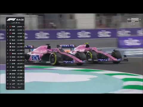 Along and ocon battle #saudiarabiangp 2022