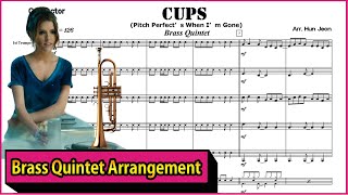 Cups (Brass Quintet Arrangement)