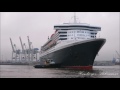 Die Million Schiffe Queen Mary 2 and The World Schiff in Hamburg 2016