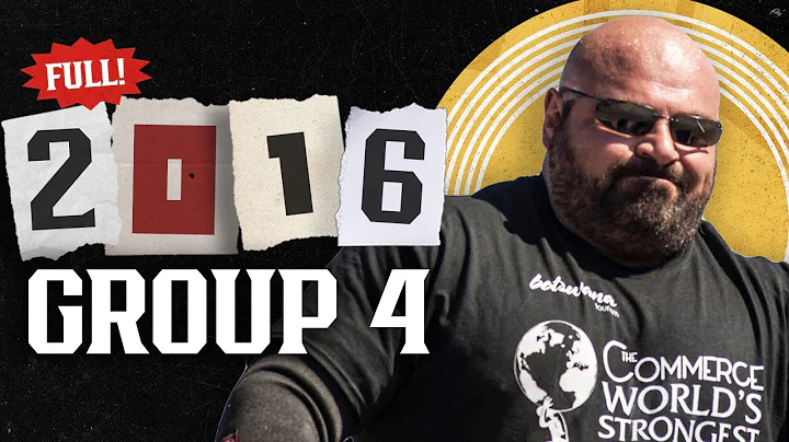 *FULL* 2016 World's Strongest Man | Group 4