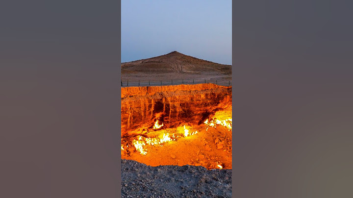 Why Turkmenistan’s Gates of Hell are Still Burning #fire #turkmenistan #travel #hell #fyp