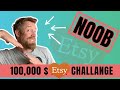 From Zero to Etsy Superstar: Printify setup (Complete BEGINNER) [100k Etsy Challenge Ep. 1 Week 1]