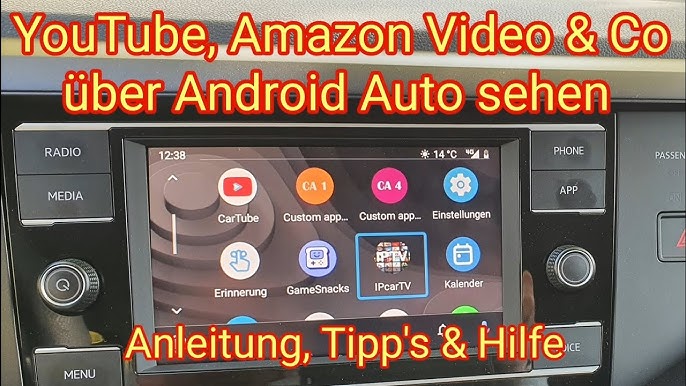 Youtube @ Android Auto (No Root!) & Prime Video & Tv - Youtube