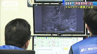 メルトダウン後で初　福島第一3号機で燃料取り出し(19/04/15)