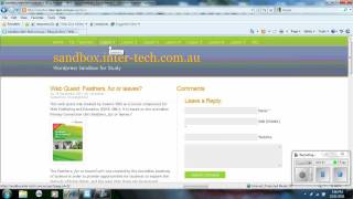 CFF(*.iwb) Notebook Documents Feathers Fur or Leaves web quest resources.wmv