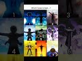 which T pose is best...? #animeedit #ytshorts #tpose #trending #aura