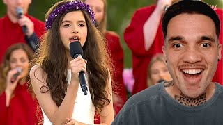 FIRST TIME HEARING Angelina Jordan - It's Now or Never (REACTION)