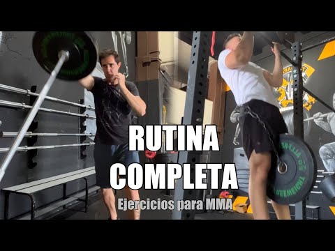 Rutina de gimnasio para MMA
