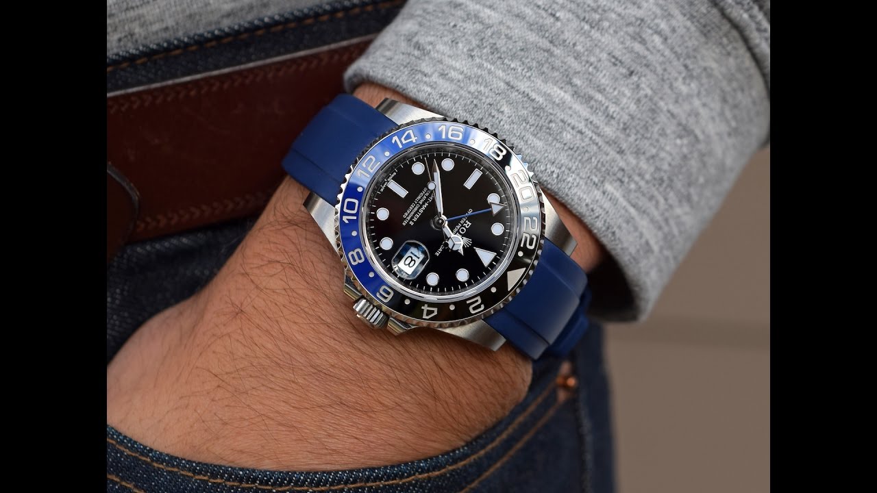 rolex batman rubber