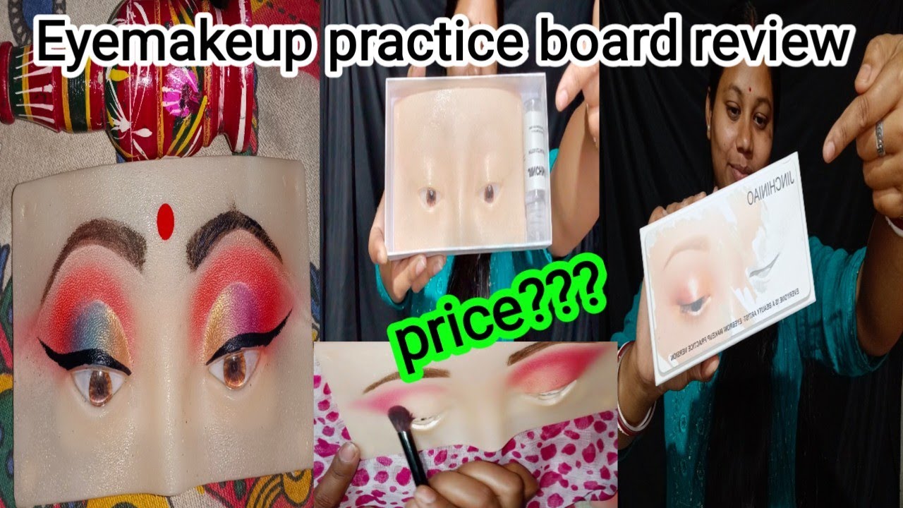 Eyemakeup practice boardeye makeup practice dummy Tulika MondalMaity