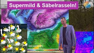 Supermild mit Sonne +20°  \u0026 Säbelrasseln im März mit Arctic-Luft! Wetterbericht 23.02.-01.03.2026.