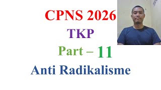 Persiapan CPNS 2026 - TKP - Anti Radikalisme Part-11
