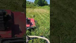 swisher rough cut pull behind  mowing #farming #farmequipment #farm #farmmachinery