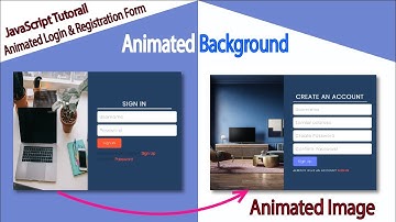 JavaScript Tutorial for Beginners | Animated Login and Registration Form in HTML, CSS & JavaScript