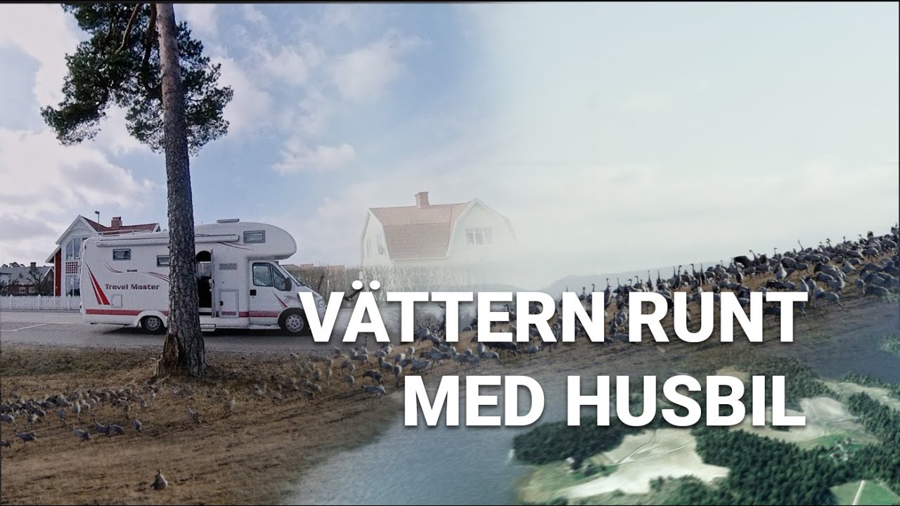 Vättern runt med husbil - Ställplatser och upplevelser