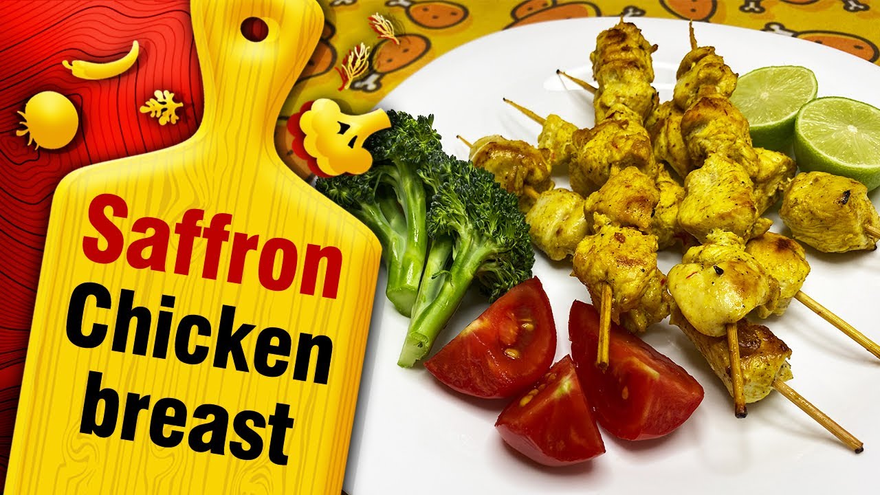 How to cook saffron chicken breast 🐔🐔🐔 YouTube