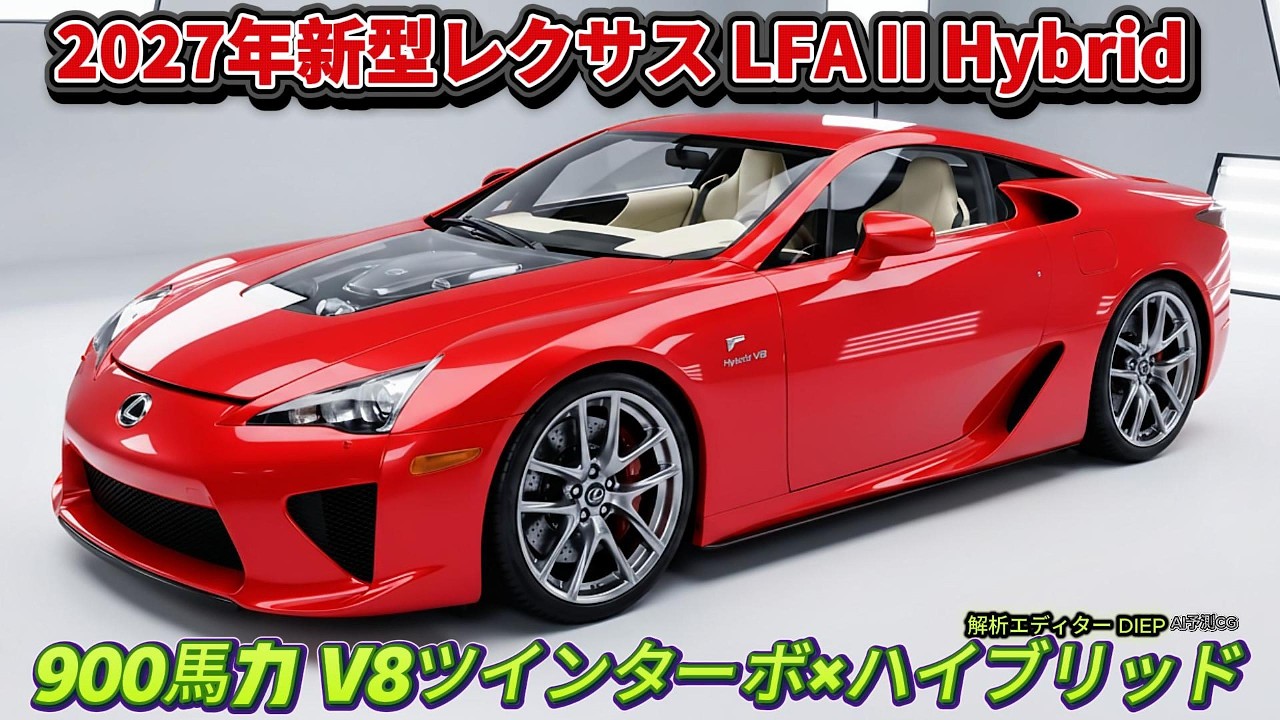 Rumors await about the next-generation 2027 Lexus LFA II