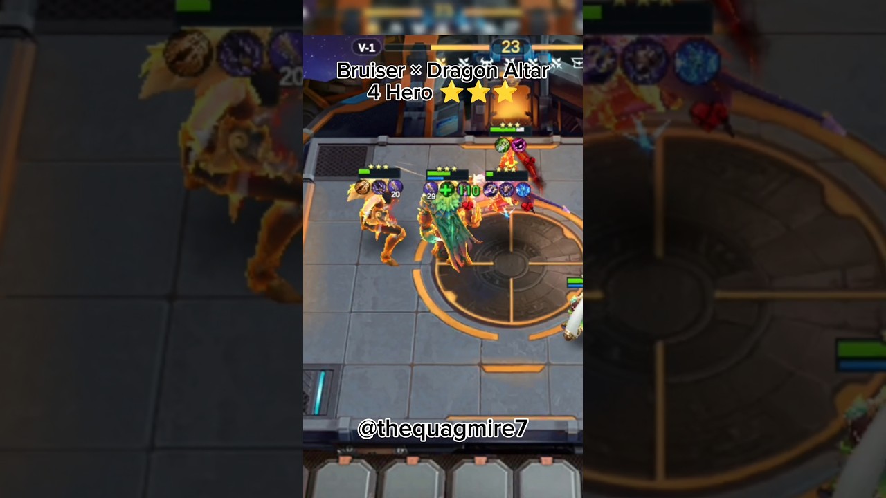 Bruiser × Dragon Altar!! 4 Hero ⭐⭐⭐ | Magic Chess: Go Go 