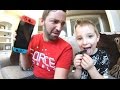 5 Year Old TASTES Nintendo Switch Games? (TASTES DISGUSTING!!)