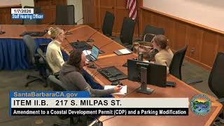 Staff Hearing Officer - January 7, 2026