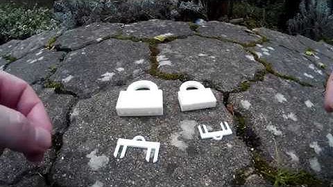 3D Printed Simple Unibody Padlock