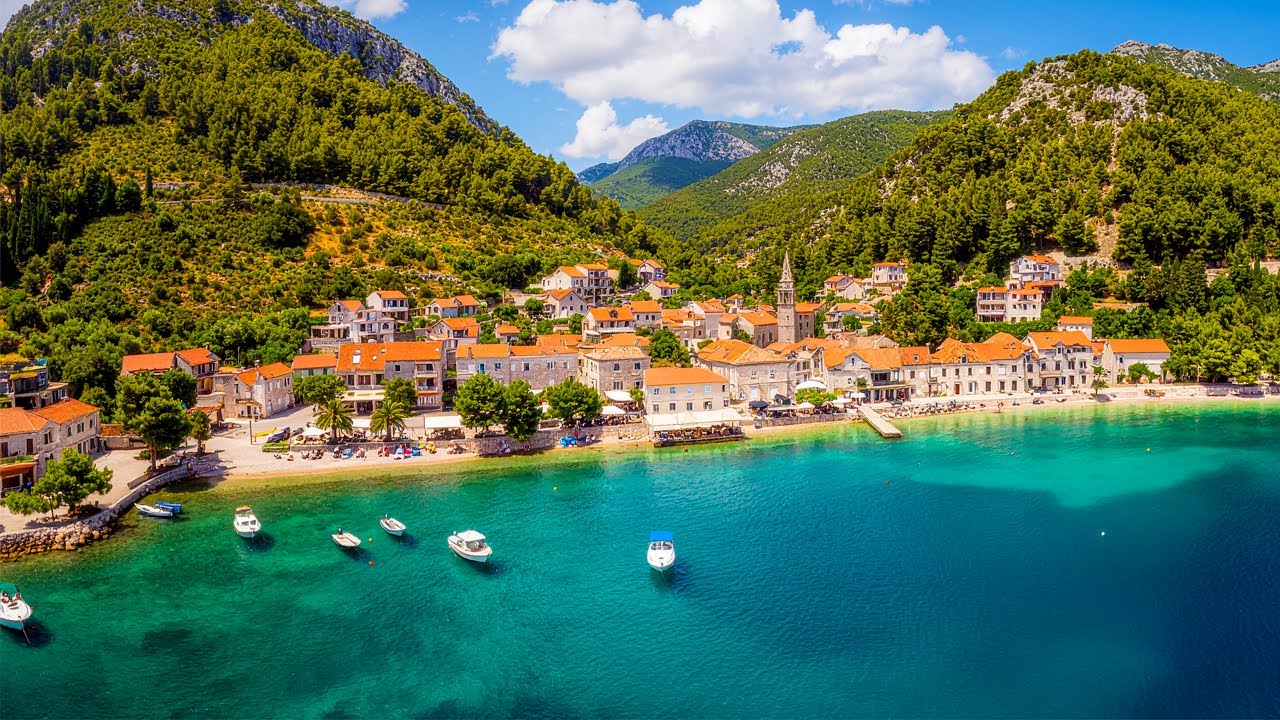 Trstenik Croatia Walking Tour 4K | Beautiful Adriatic Village on the Peljesac Peninsula
