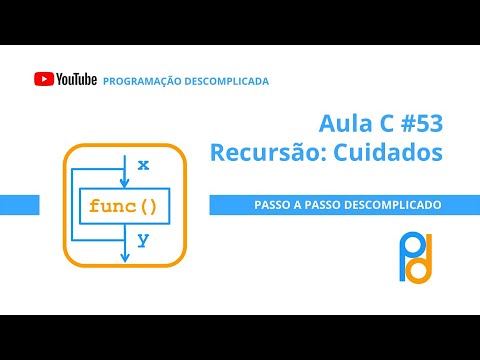 Linguagem C | Aula 53 - Recursão: Cuidados