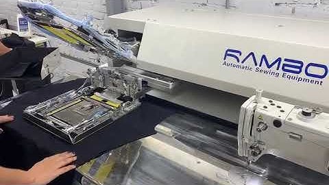 RAMBO RM-310PWF  , Automatic pocket with flap setter, uniforms pocket