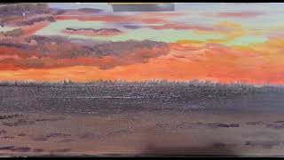 Cover - &quot;Dolly Rocker&quot; Syd Barrett and Oil Painting &quot;Shoreline Sunset #1&quot;