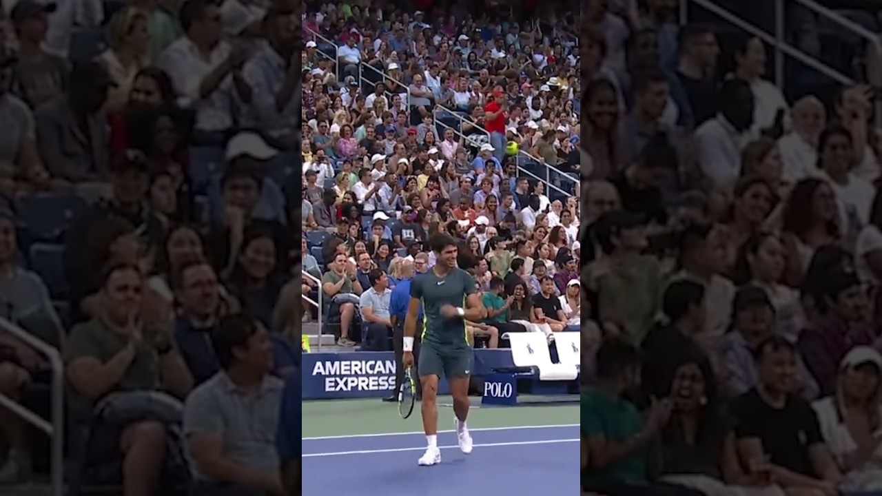 Alcaraz & Tiafoe's HILARIOUS point! 😂