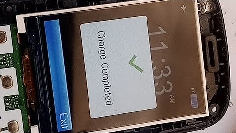 itel it5026 charging complete Problem