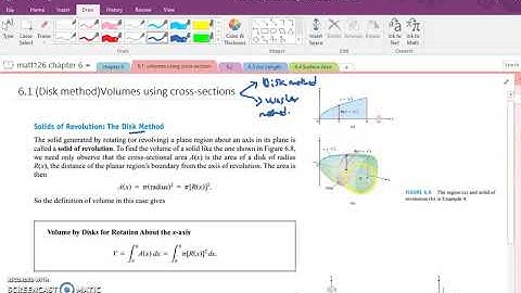 6.1 (part 1) Volumes using cross-sections