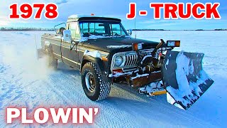 What A Workhorse! 1978 Jeep J20 4X4 Plow Truck