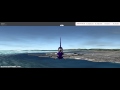 GEFS Online MD-11 Crosswind Landing At Aeroport Nice Cote d&#39;Azur