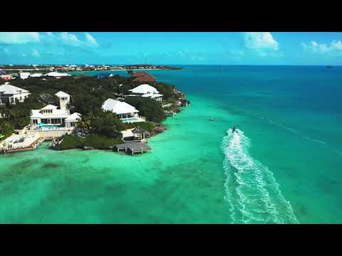 February 2019 - Turks and Caicos Fly over by drone Taylor Bay 4k UHD