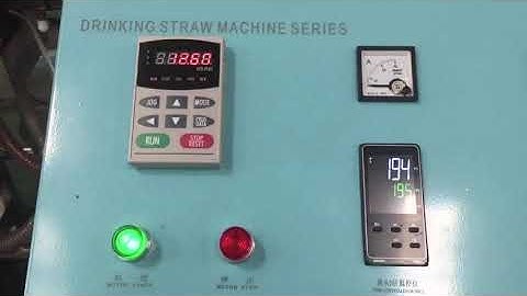 PLA drinking straw making machine
