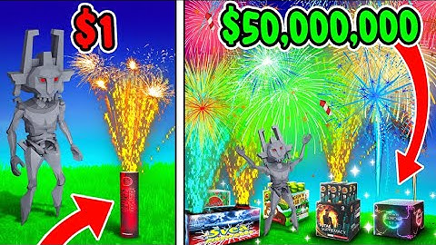 Spending Robux For The BIGGEST Fireworks In Roblox Fireworks Playground