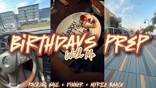 Prepare w/me for my birthday/ birthday trip ! vlog, packing   more