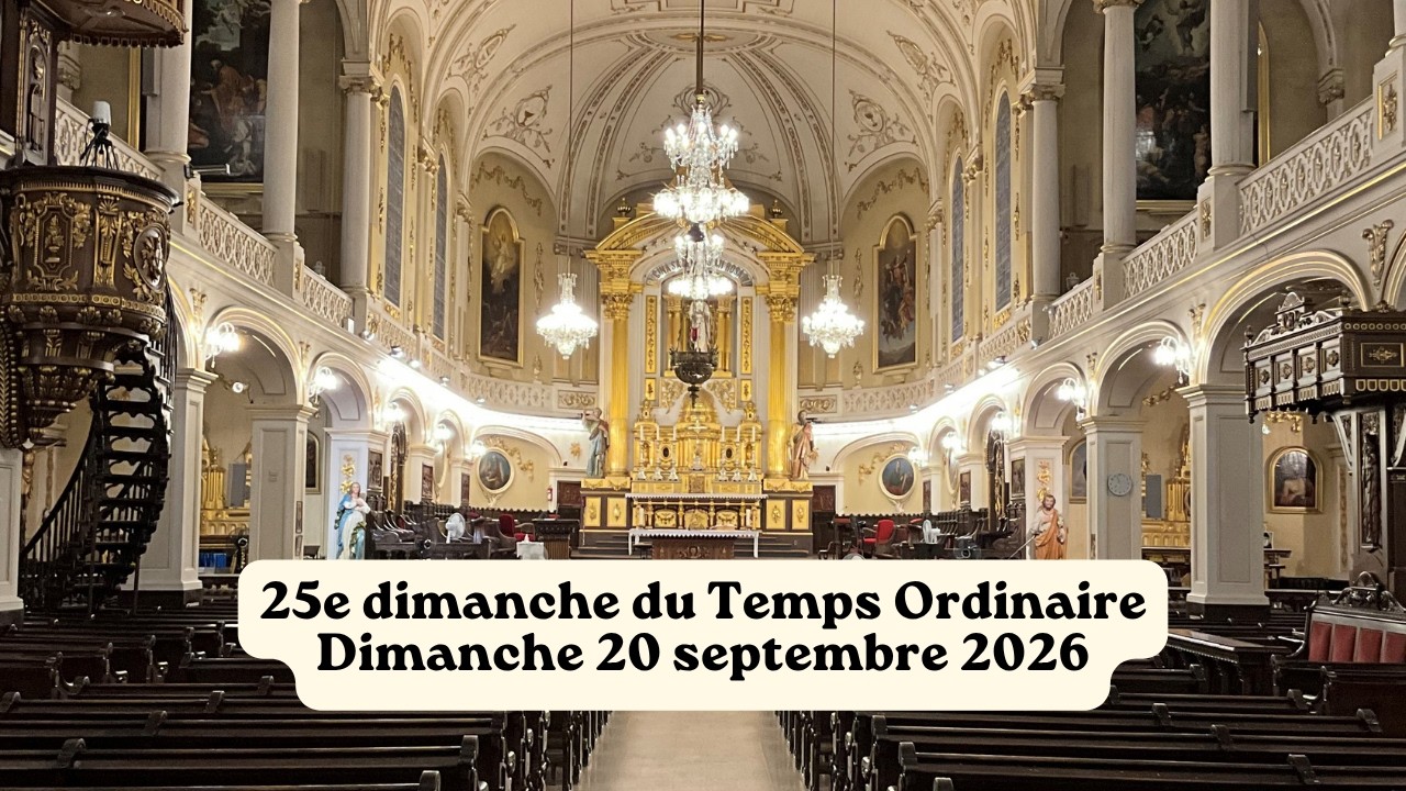 Messe du 25e dimanche du Temps Ordinaire - Dimanche 20 septembre 2026