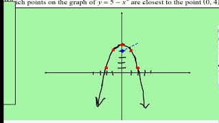 Wk-11 Derivatives: Optimization - Minimize Distance Quadratic