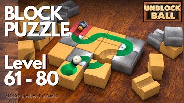 Unblock Ball - Block Puzzle - Level 61-80 Gameplay WalkThrough