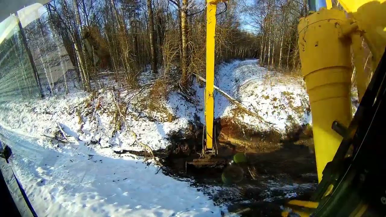 Ускоренная очистка мелиоративного канала