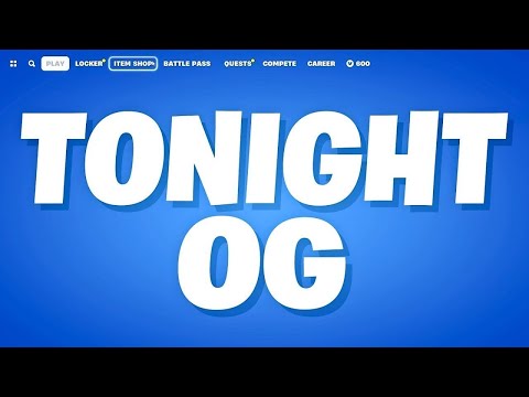 Fortnite Tonight Shop LEAKED EARLY!! (RARE OG Emote)
