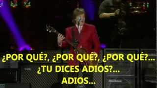 Paul McCartney- Hello GoodBye (Subtitulada Español) (Zócalo México: 2012)