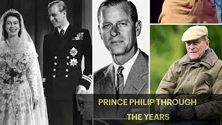 Prince Philip through the years