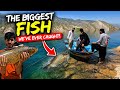 We caught the biggest fish of our lives. Fishing in the largest dam in the country.