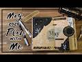 May 2026 Plan with Me // Black and Gold Theme // A5 Kraft Paper Journal