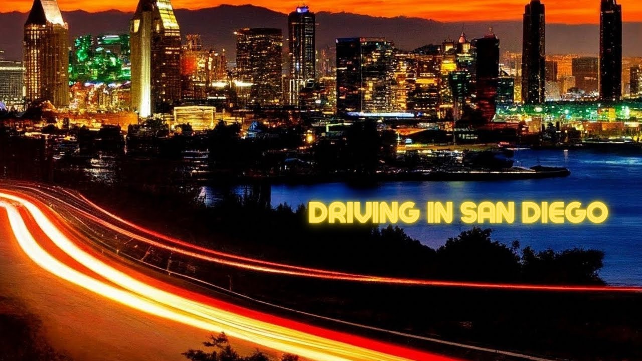 Immersive Night Drive in San Diego: Discover the City Lights Like Never Before!