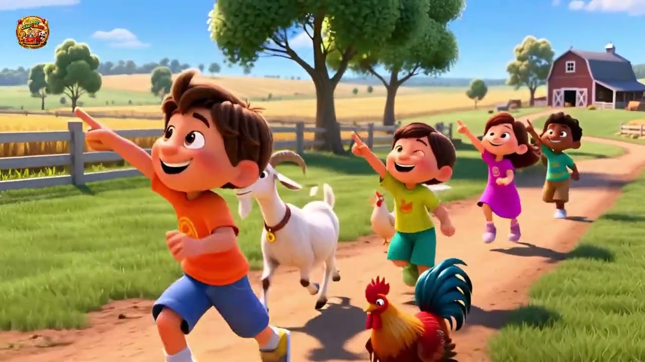 Farm Animals Counting 🐄 | Learn Numbers Song for Kids | Count with Animals